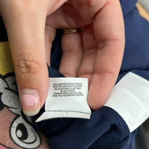 NWT Anne Klein Short Sleeve Dress Blue White Polka Dot Below Knee Midi Womens 4 - Picture 11 of 11